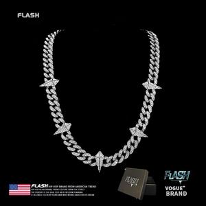 Flash Black Panther Cuban Zirconia Necklace - Men's Cuban Chain Jewelry Necklaces, Guys Gifts, Includes Jewelry Box, Ideal Anniversary or Birthday Gift for Adults