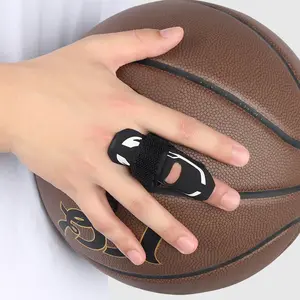 Outdoor Sports Finger Joint Support Spring Brace, Breathable Compression Ball Playing Guard, Anti-Injury Protection, Athlete, Pair