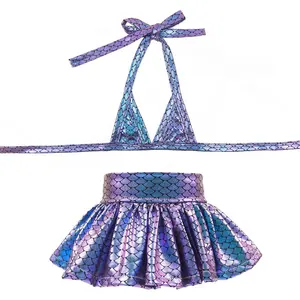 Dog Bikini Dress, Stylish Swimsuit Costume for Small Dogs, Comfortable & Adjustable Puppy Bathing Suit, Soft Outfit Pet Apparel for Beach, Pool and Summer Fun DB07S
