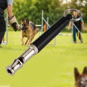 Training Whistle for Dogs: Recall & Anti-Bark Silent Dog Whistle, Behavioral Correction Tool for Small Medium Dogs, Portable Keychain Leash Clip Design, Multi-Color Dog Training Whistle for Obedience & Recall Training, Pet Behavior Management Accessory.