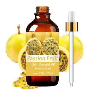 Passion fruit Essential Oil 100ML/3.38oz, Pure Perfume Grade Care, Hair & Skin Care, Massage, Aromatherapy, Diffuser Humidifier, Natural Scent, Long-Lasting Moisturizing