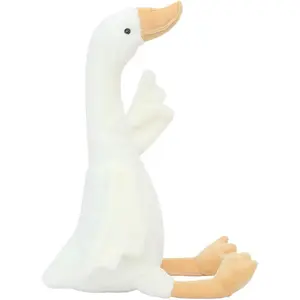 Swan Stuffed Animal Plush Toy 15.7" Soft Goose Plush White Stuffed Animal Toy Gifts for Kids Ideal for Bed Car Sofa Decoration Perfect Christmas & Thanksgiving Gift