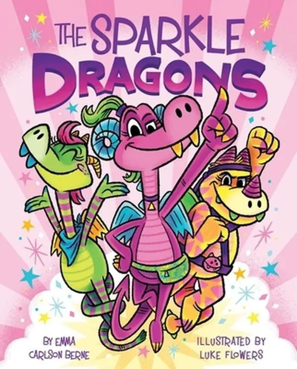 USED-The Sparkle Dragons by Berne, Emma Carlson (Paperback)