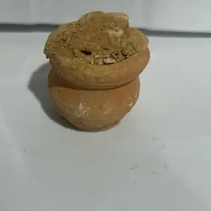 BARROLGA- Corazón violeta Clay cantarito relleno made in Mexico BARROLGA- Corazón violeta Clay cantarito relleno made in Mexico