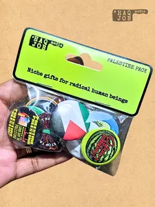Palestine Pinback Buttons MEGA-PACK (set of 10 1.25" pins)
