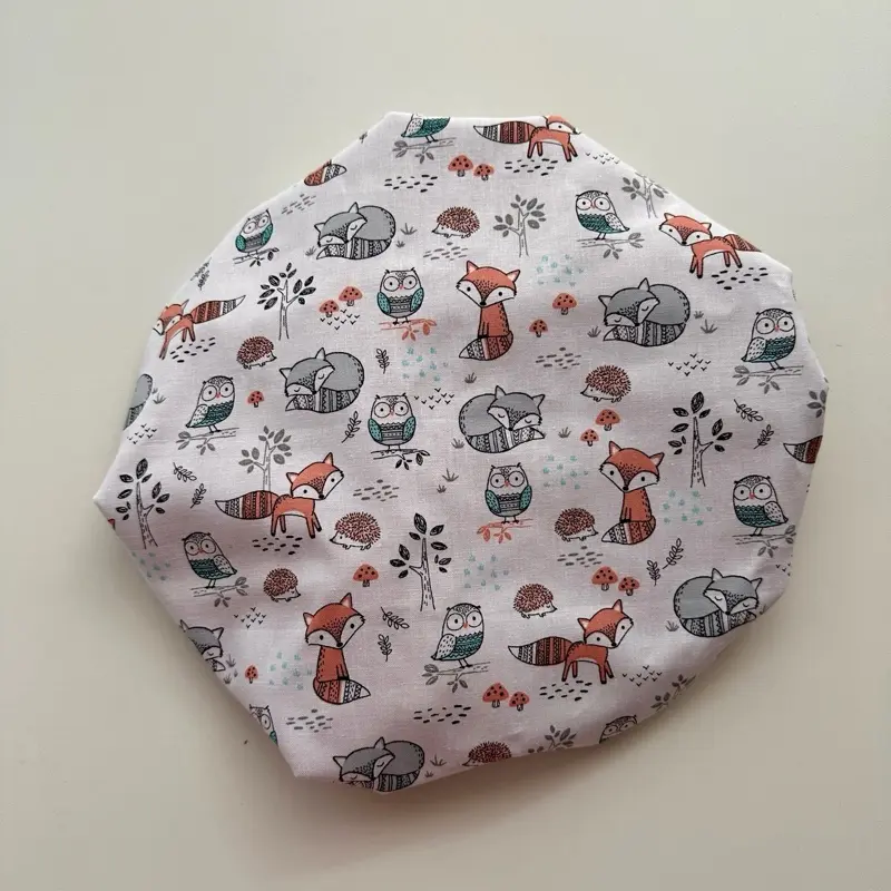 Satin Hair Bonnet with African Print, Unisex Anti-Frizz Sleep Cap with Adjustable Headband for Long and Short Hair, Haircare, Long Or Short Hair