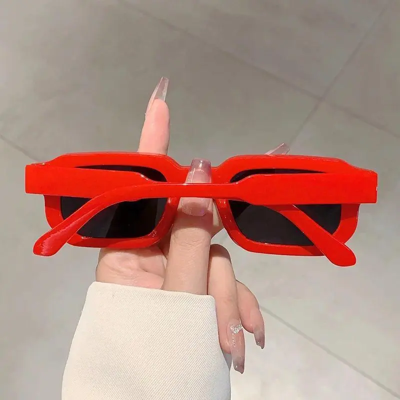 6 - Pack Vintage Rectangle Frame Sunglasses for Men & Women  display picture 2