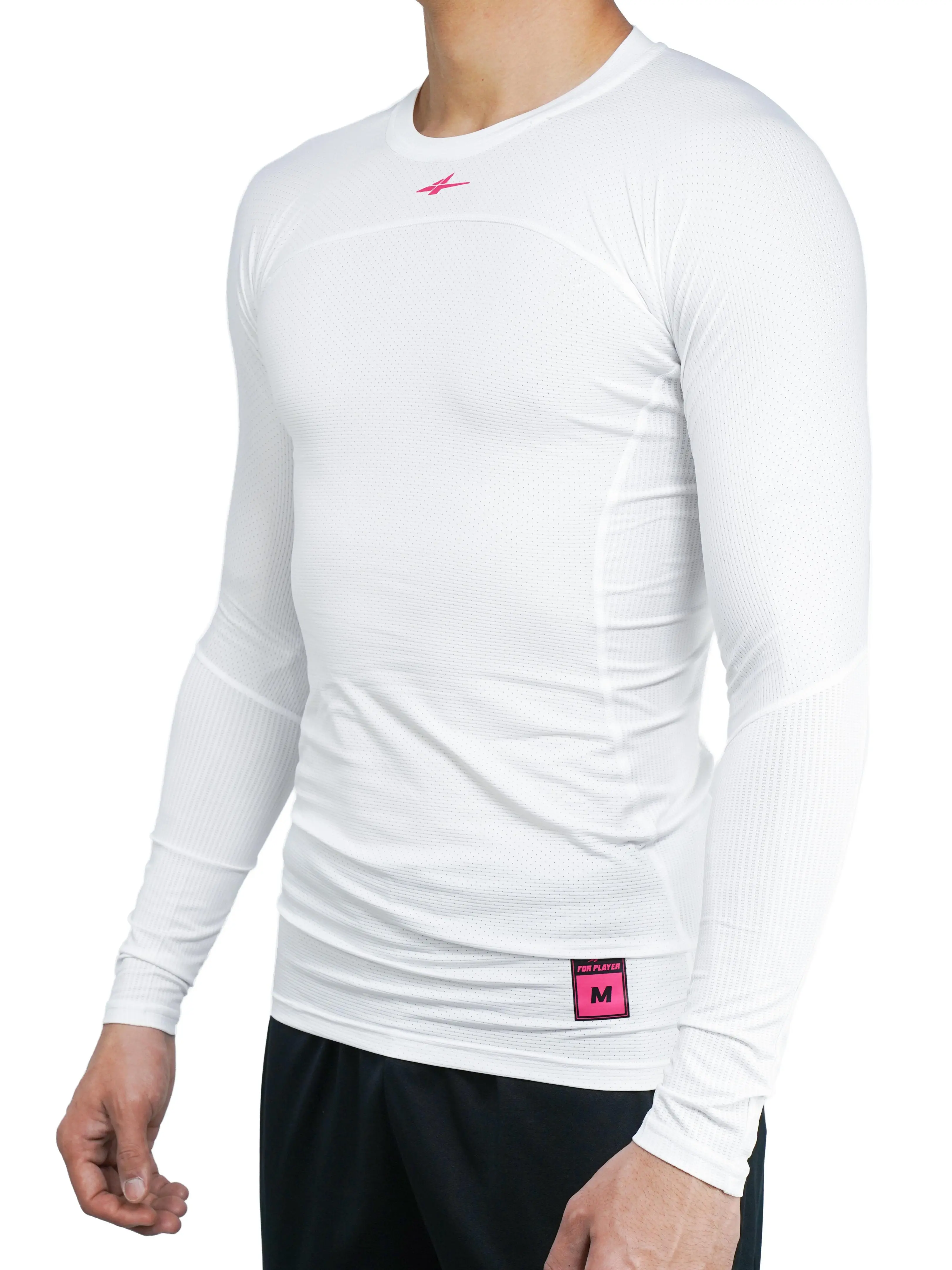 SPO Pro Compression Long Sleeve Shirt, Moisture-Wicking, Targeted Support, Men's Athletic Performance Layer for Basketball & Training, BackToSchool