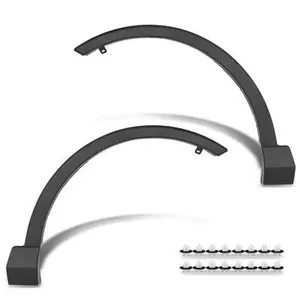 Front Left+Right Fender Flare Wheel Arch Molding Fit For 2016-2019 Toyota RAV4
