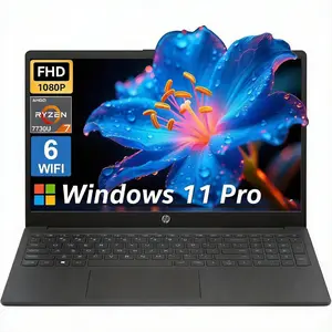 HP 255 G10 Laptop for Business or Fun,AMD Ryzen 7 7730U, 16GB/32GB RAM, 512MB/1TB/2TB SSD, 15.6" Full HD, Fast Wi-Fi 6, HDMI, Type-C, Windows 11 Pro+ Copilot AI  Numeric Keypad, Webcam