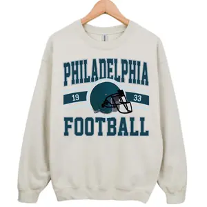 Eagle Apparel, Vintage Style Philadelphia Football Hoodie, Game Day Hoodie, Philadelphia Team Football Hoodie, Sunday Philadelphia Hoodie, Philadelphia Football Hoodie, Retro Philadelphia Gridiron Hoodie, Graphic Pullover, Unisex Game Day Apparel