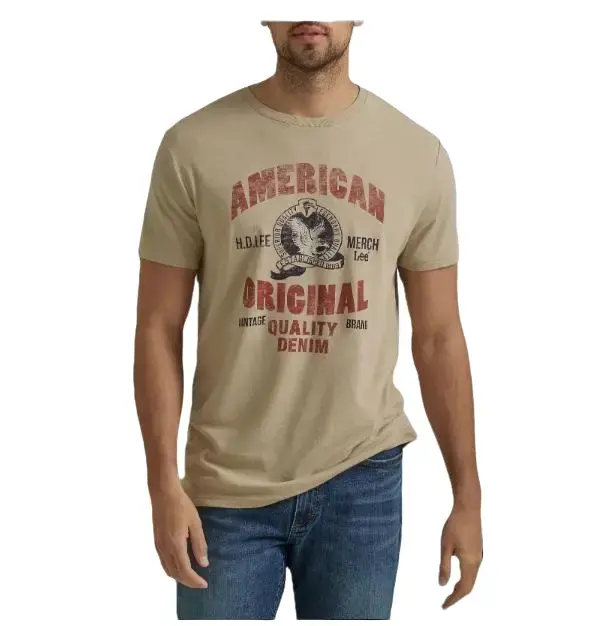 Men's Original Lee Short-Sleeve T-Shirt, Menswear Top