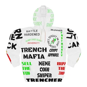 The Trenches Hoodie — Crypt Apparel Cryptocurrency Graphic Pullover