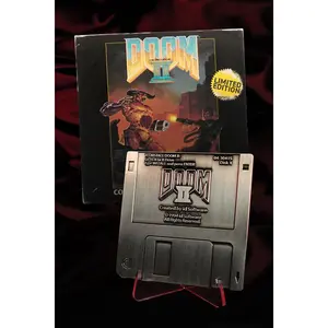 DOOM 2 Commemorative Floppy Disk (Antique Silver Edition)