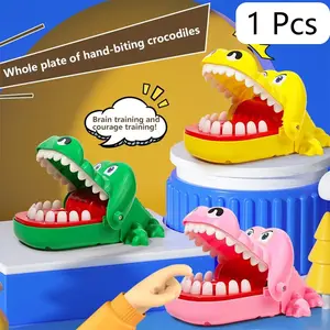 Prank Crazy Crocodile Biting Finger Toy, Parent-Child Creative Desk Game, Fun and Hilarious Party Favors, Unique Gag Gift Idea