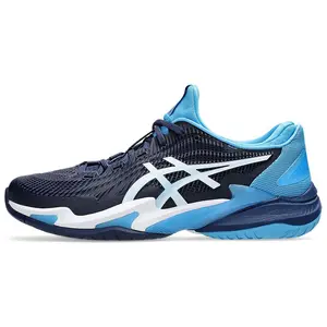 ASICS Court FF 3 Novak Tennis Shoes for Men with Lightweight Comfort and Low-Top Design Trending Shoes, House White Official Shoes to Get / Maison Mihara