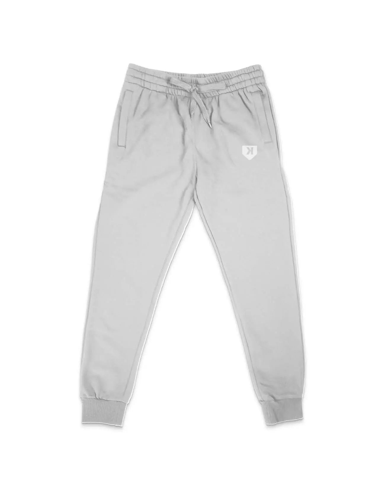 Women's Softball Joggers, Pitchers Only, Lunar Gray, Cotton Blend, Embroidered Design