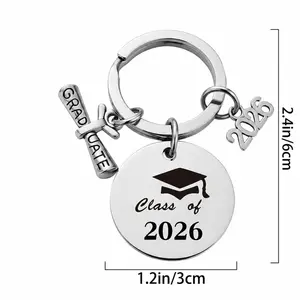 【Buy one get one free】Class of 2026 Graduation Keychains Keyring Graduation Party Favors Gifts, Graduation2026