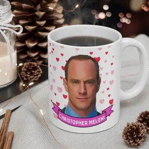 Christopher Meloni Cute  Gift, 11oz and 15oz Coffee/Tea , Christopher Meloni Ceramic Mug, Cool Christopher  #159