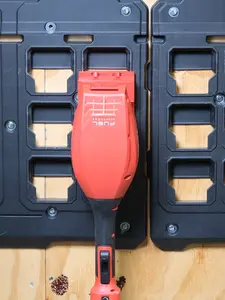 Packout Wall Mount to Mount a Milwaukee 3016-20 Power Head to a Packout Wall Plate