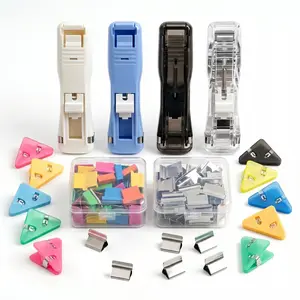 Rarler ZipClip -4 pcs ZipClip+50 Pcs Colorful Clips+50 Pcs Silver Clips+10 Pes Triangle Clip All are reusable