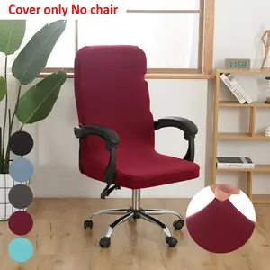 Soft Polyester Chair Cover with Zipper, Detachable Washable Dustproof Rotating Chair Protector, Suitable for Office Home Hotel, Removable Washable Slipcover, Universal Chair Cover