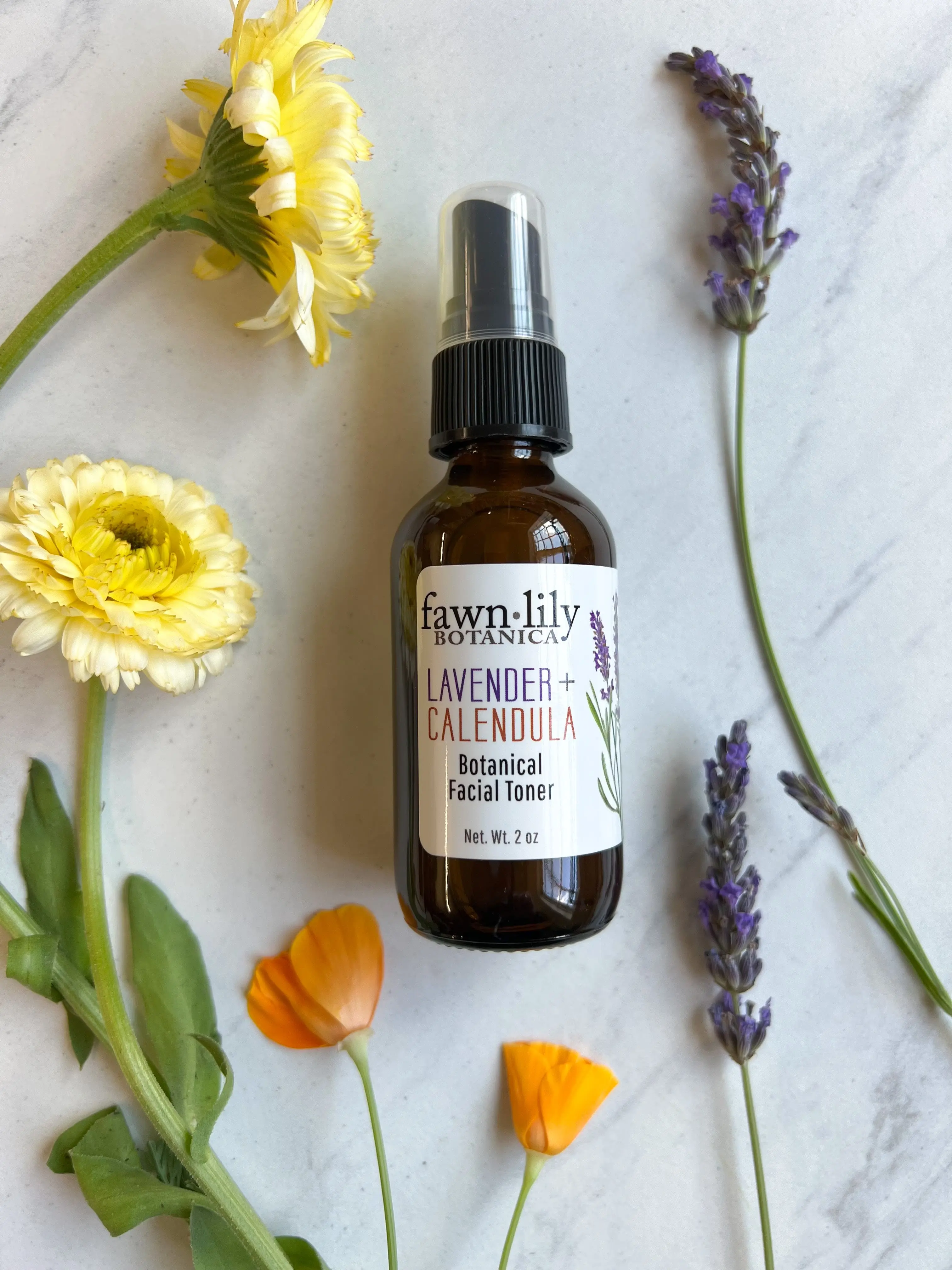 LAVENDER + CALENDULA BOTANICAL FACIAL TONER