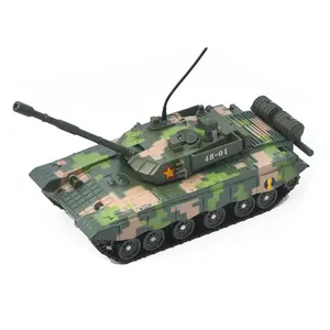 1:48 99B Battle Leopard 2 Armored M1A2 Tank Model Military Ornaments Sound&Light