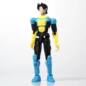 3D Printed Invincible Wolfcut Mark Toys Action Figures Anime Model Lucky Dummy 13 Superheroes Multi-Jointed Toy Ornaments Gift
