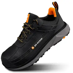 Alloy Toe Shoes Men - Lightweight Aluminum Toe and Puncture Proof Midsole, ESD Safety Sneakers ASTM 2413-24, Durable KPU and Water Resistant Upper, Oil and Slip Resistant Rubber Outsole