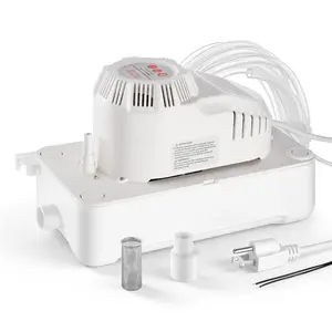 VEVOR Condensate Pump, 1/12 HP, 90 GPH, 20 ft Lift, 115V Automatic AC Condensation Removal Pump with Safety Switch 20 ft Tubing, for Air Conditioner, Dehumidifier, HVAC, Furnace, Ice Maker Water Drai