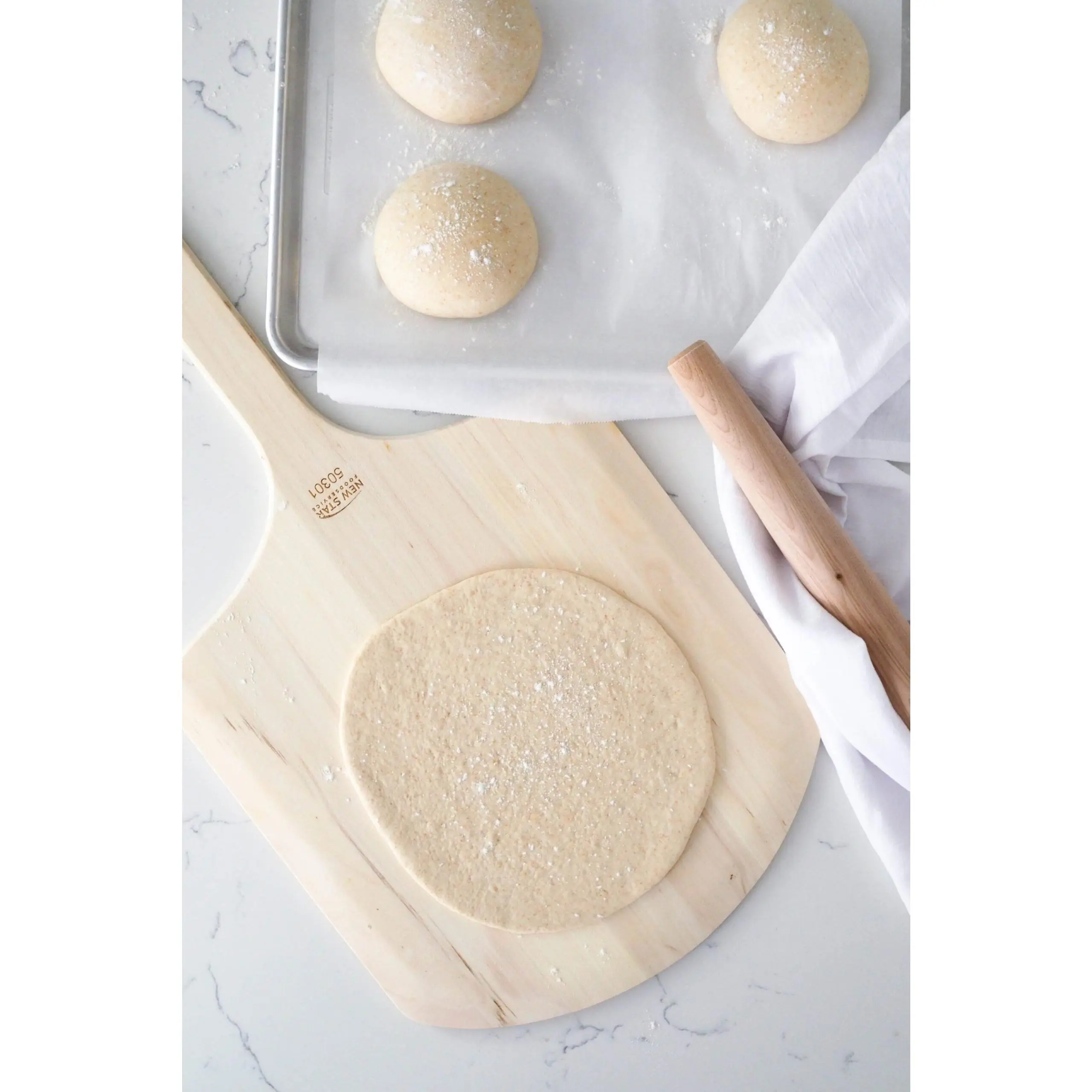 Gluten Free, Non-GMO Thin Crust Pizza Dough Ball - Pack of 5