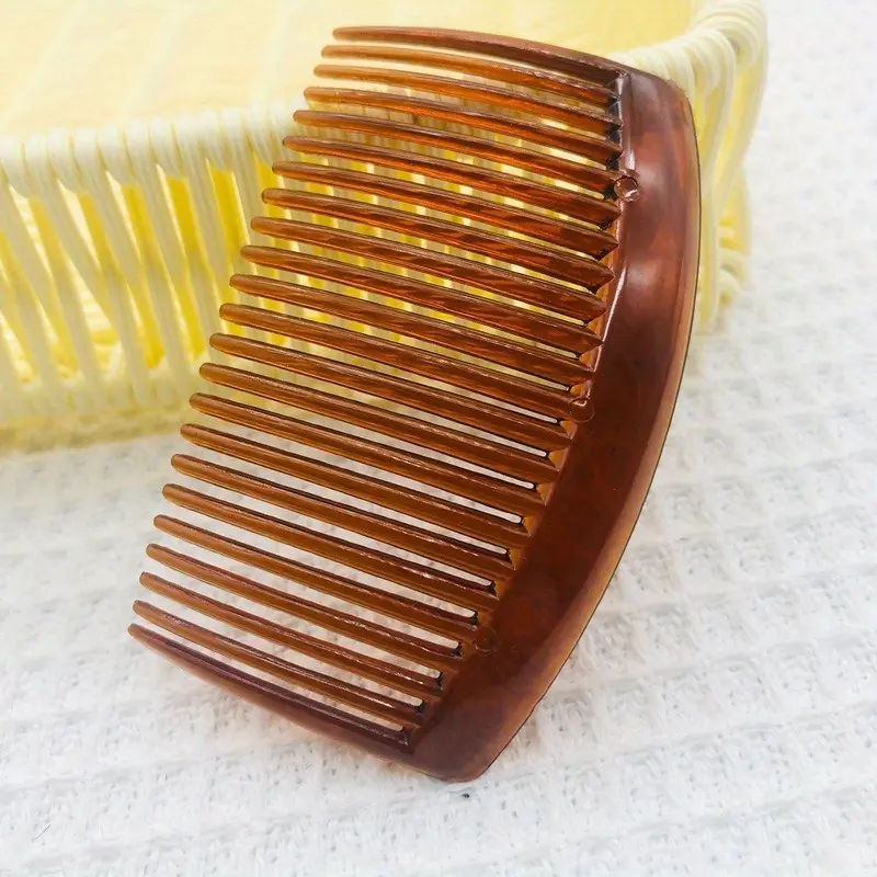 1PC Simple 23 Teeth Hair Comb French Hair Side Comb Non Slip Durable Hairdressing Comb Hair Styling Accessories for Women Girls Hair Styling Combs Hair Tool