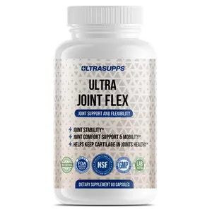 UltraSupps Ultra Joint Flex - 60 Capsules for Joint Support & Flexibility with Glucosamine, Boswellia, & Turmeric for Mobility & Cartilage Health & Healthcare
