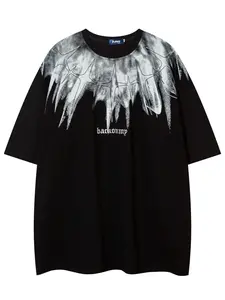 Men's Letter Embroidery Short Sleeve Casual Style Graphic Tee, Loose Casual Comfy Round Neck T-shirt for Summer, Fashion Men's Top for Daily Wear, Casual Streetwear Tops