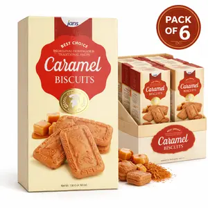 Jans Tradition Baked Crackers Cookie Thins Speculoos Flavor 4.2 oz, Speculoos Cookies 6-Pack