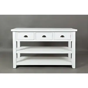 Artisan's Craft Rustic Farmhouse Distressed Solid Wood 50" Sofa Table