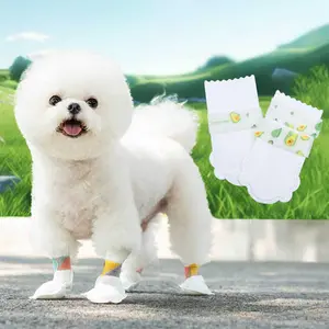 20 Pieces Waterproof Non-Reusable Dog Booties, Suitable accessory for outdoor dog walking activities