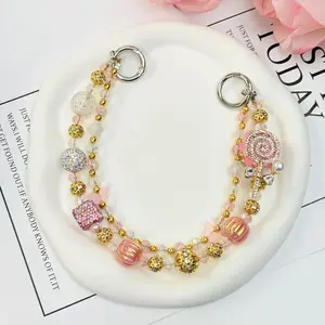 Candy Style Bag Charm,Delicate Handbag Pendant Accessory for Women,Detachable,Pretty Easter Basket Gift for Girls & Women,Ideal Birthday Gift