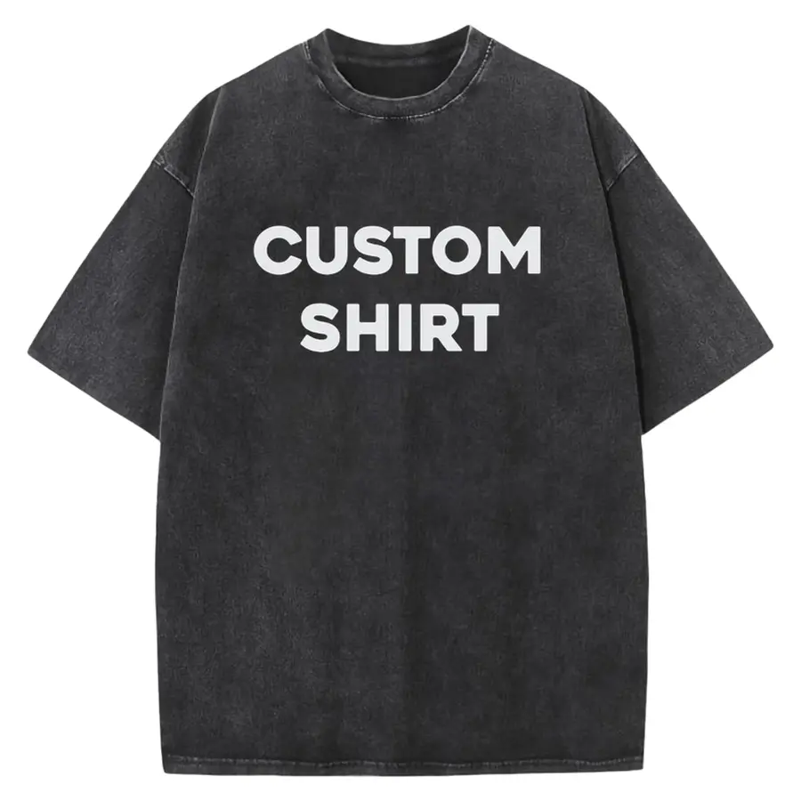 Retro Street Style Acid Distressed Wash T Shirts for Women Baggy Oversized Basic Crew Neck Short Sleeve Shirts Soft Sweat-Wicking Cotton Casual Tops Simple Minimalist Summer Shirts Rich Classic Popular Washed Solid Color Matching