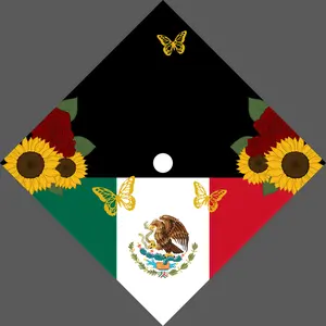 Half Flag Graduation Cap Topper