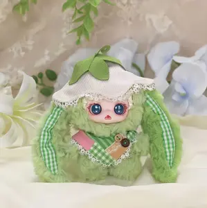 QiQi-Little Bunny Dream House series Mystery Boxes Bag Pendant Bunny Plush Dolls Soft Collectibles