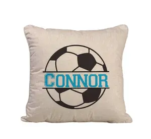 Custom Name Soccer Pillow