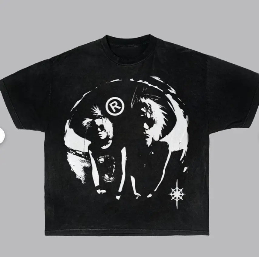 Punk Rock Tee, Goth, Y2K, Fashion, Streetwear, men, women, unisex, cotton Aesthetic  Streetwear  Y2k Tees Crewneck Clothing graphic tee