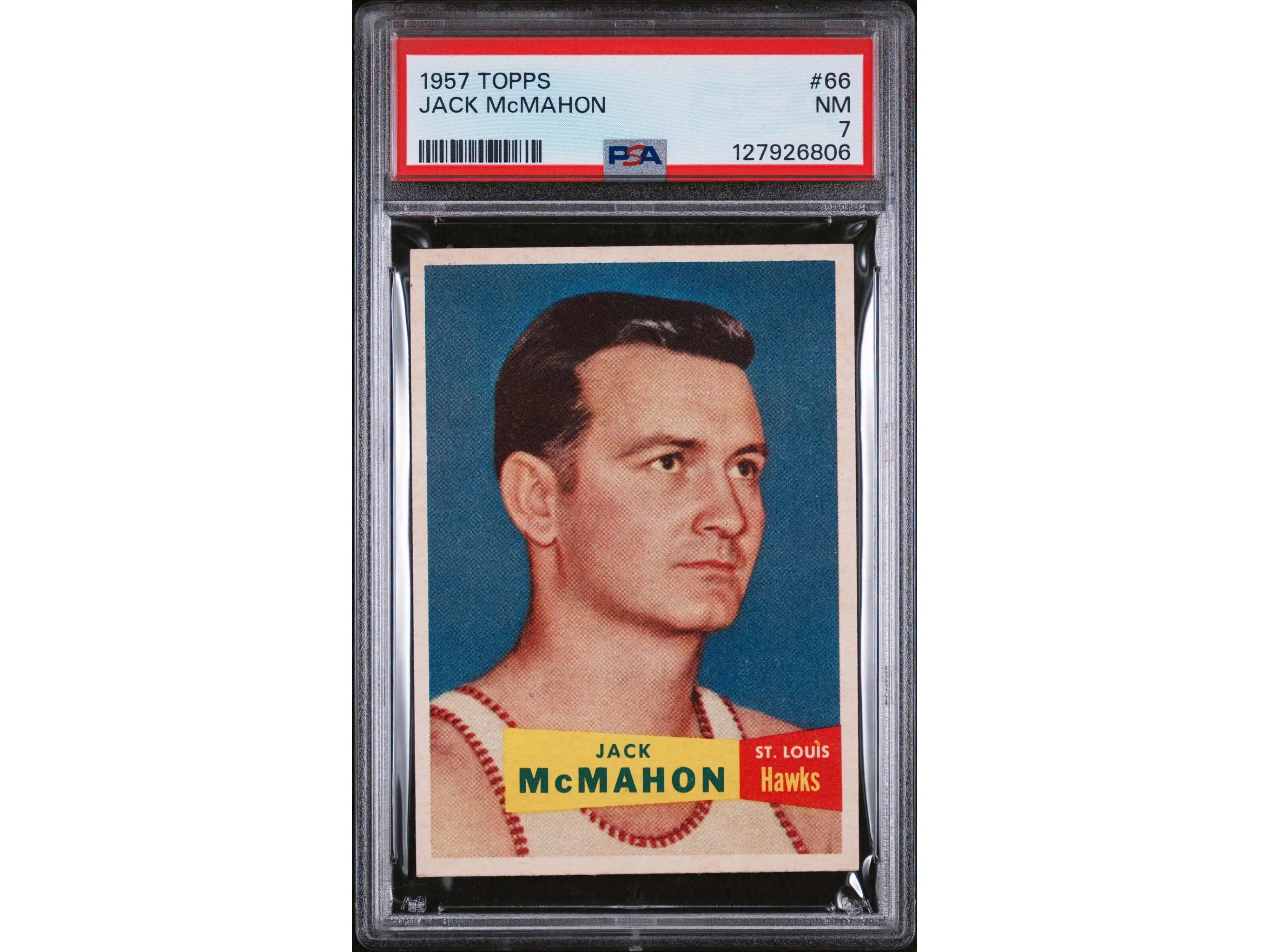 1957 Topps Jack Mcmahon Dp #66 PSA 7