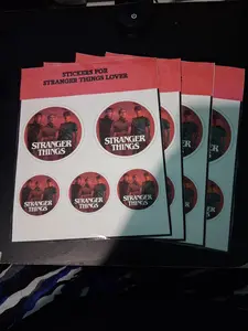 Stranger Things Lover Sticker Sheets - Perfect for Fans