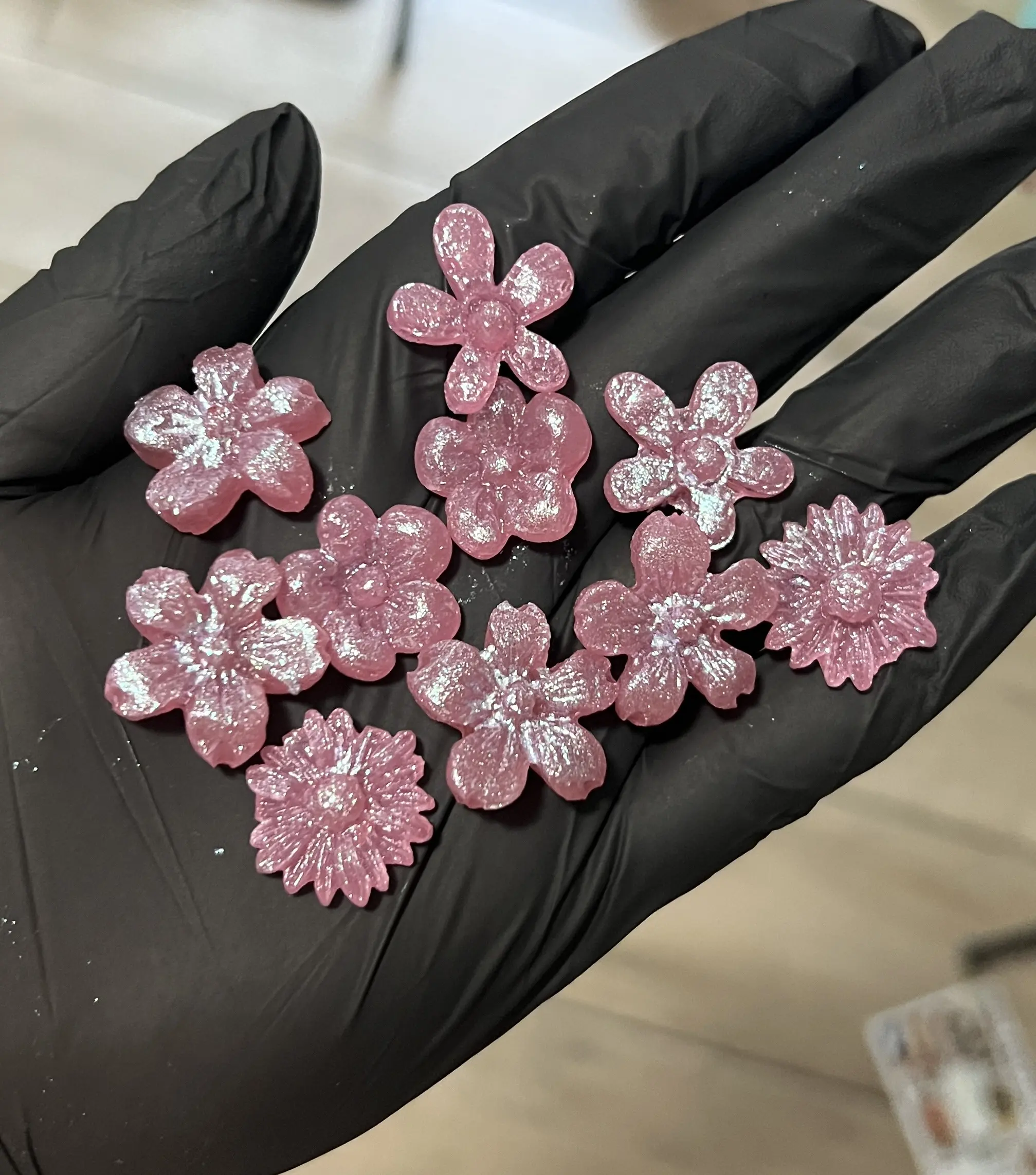 Edible Crystals- Raspberry flower field (10)