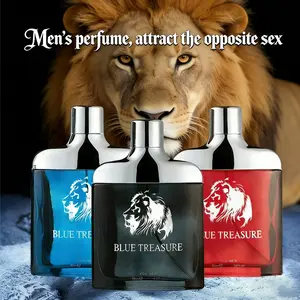 Luxury Men's Perfume - 3.0oz | Long-lasting fresh floral scent | Cologne, suitable for dates and casual wear | Enhances male charm and attractiveness | Features an elegant dark blue bottle with an angel design Spicy Fragrance Citrus Woody Fragrance
