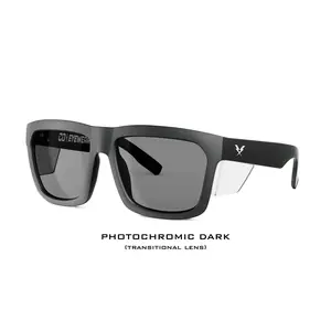 Hard Money Z87+ Matte Black Photochromic High Quality Sunglasses Adjustable Tint Sunglasses