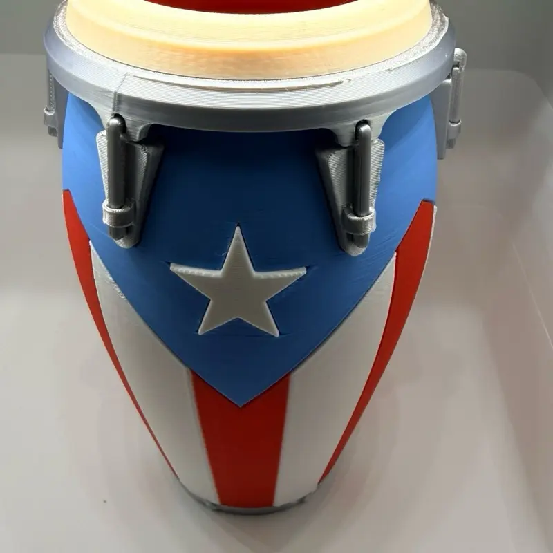 12oz Puerto Rico Light Blue Can Koozie Holder